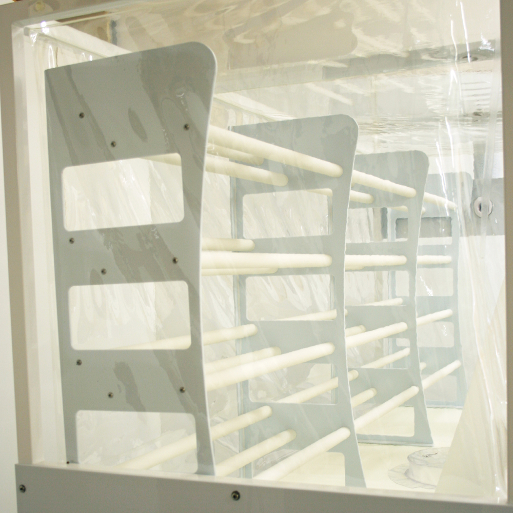 The CBC Breeder Isolators come with either an internal 32- or 50-cage rack.
