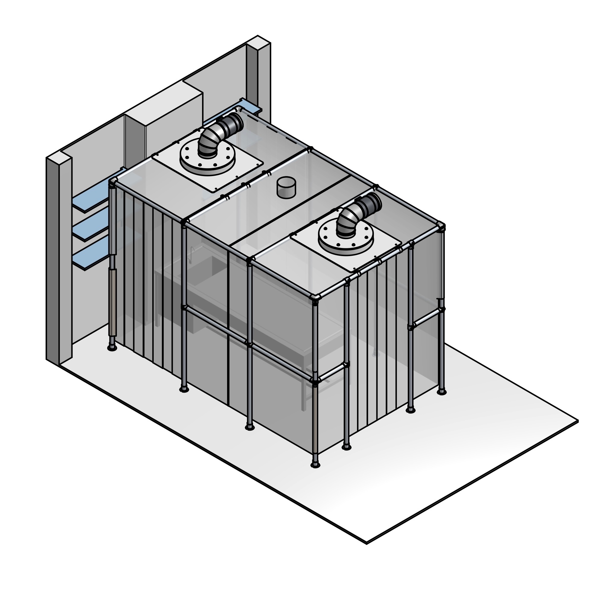Negative pressure, Laminar Airflow Containment Units can help make your lab compliant with enhanced double containment BSL requirements.